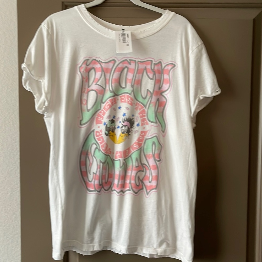 Black Crows distresses tee